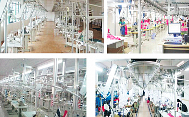 Hệ thống dây chuyền treo tự động cho ngành may